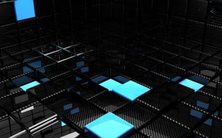 Картинка 3d, corner, абстрактные, 3д, квадратные, куб, комната