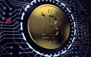Картинка bitcoin, технологии, деньги, технология, микросхема