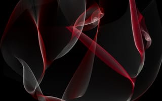 Картинка art, red string art 1, абстрактные, красые, арт, нить