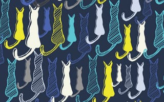 Картинка steph, troutner, розовые, девчачие, дизайн, коты