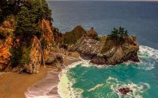 Картинка alcove, вода, море, пляж, океан, песок