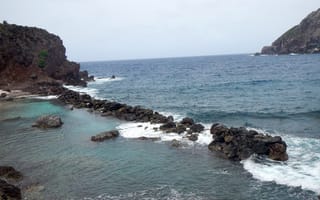 Картинка saba, tide pool, океан, остров