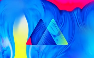 Картинка samsung galaxy m10, синие, галактика, самсунг