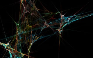 Картинка strings, абстрактные, красочные, цветные, фрактал