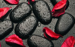 Картинка black stone, черные, камни