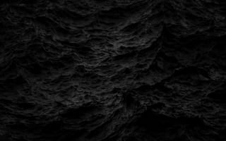 Картинка mono, черные, темные, ночь, вода, волны