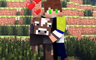 Картинка efe, flamebuddies, mcfb, minecraftflamebuddies, minecraft cow and fb, майнкрафт, футбол