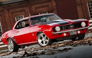 Картинка chevrolet, ss, крутые, красые, классика, американские, камаро, шевроле