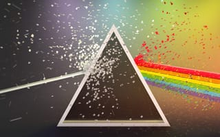 Картинка art, dsotm, темные, розовые, арт, бок
