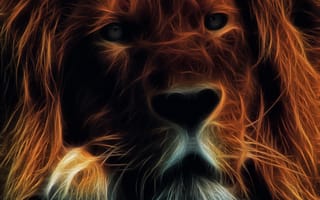 Картинка лев