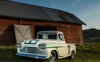 Картинка apache, chevrolet, usa, белые, зеленые, америка, сша, шевроле