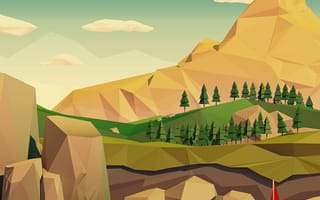 Картинка art, lollipop, дизайн, арт, пейзаж, материал