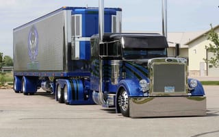 Картинка big rig, peterbilt, usa, сша, грузовик