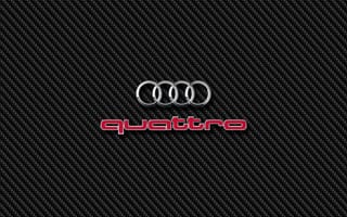 Картинка audi, quattro, wmblem badge, audi quattro carbon, логотипы, ауди, карбон, значок