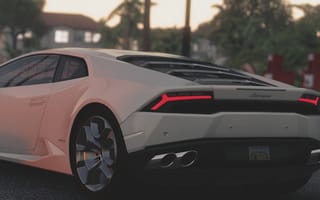 Картинка back, lamborghini, машины, ламборгини