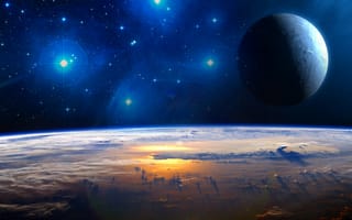 Картинка space and earth, природа, космос, звезды, земля