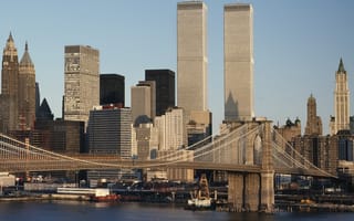 Картинка 9/11, wtc, twin towers, новый, город, башня, нью йорк, небоскребы, башни