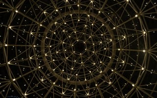 Картинка constellation, абстрактные, небо, ночь, звезда, свет, провод