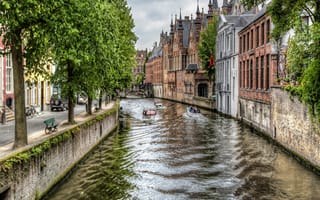 Картинка canal, european canal, вода, река, европа