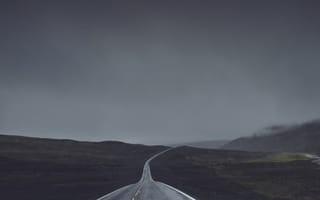 Картинка природа, темные, дорога
