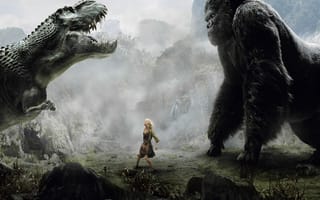 Картинка kingkong, король, конг, динозавр