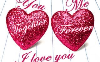 Картинка love, u-me, любовь, красые, милые, сердце, навсегда, подарок, вместе, всегда
