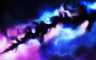 Картинка space bolt, небо, космос, звезда, облака