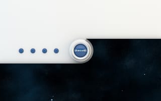 Картинка galaxy, samsung, синие, галактика, белые, самсунг, космос, точки