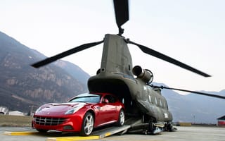 Картинка superauto, ferrari ff, машины, автомобили, феррари