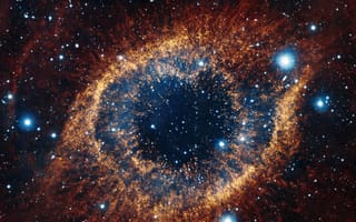 Картинка galaxy, галактика, космос, звезда, глаза