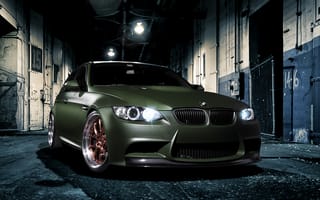Картинка bmw, power, машины, зеленые, бмв, м3