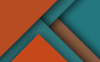 Картинка android, lollipop, material 014, дизайн, андроид, оранжевые, материал, плоские, бирюзовые