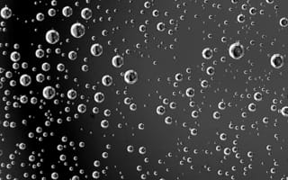 Картинка drops, abstract drops, абстрактные, черные, капли