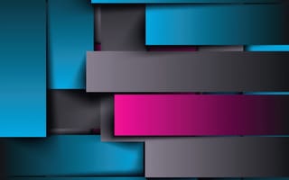 Картинка 3d, color qhd, абстрактные, цветные, 3д, линии, бар