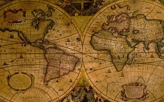 Картинка мир, винтаж, старые, корабли, путешествие, карта, древний, компас