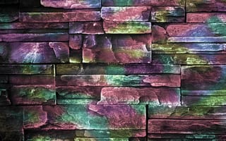 Картинка абстрактные, природа, цветные, стена, камни