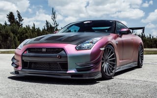 Картинка nissan gt-r, машины, цветные, скорость, ниссан, машина