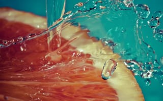 Картинка fuit, вода, оранжевые, свежие