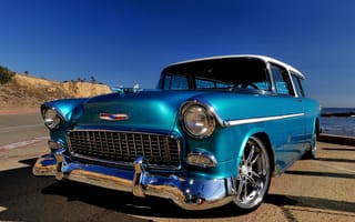 Картинка chevrolet, синие, белые, америка, шевроле