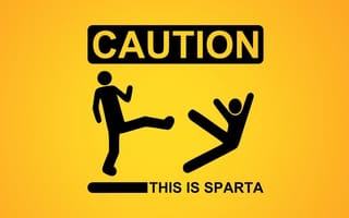Картинка this is sparta, забавные, комедия, юмор