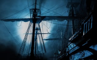 Картинка black sails, usa, черные, синие, белые, америка, сша