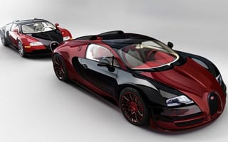 Картинка bugatti, version, новый, машины, старые, бугатти