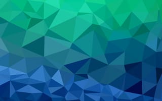 Картинка triangulat, blue-green-1, синие, зеленые