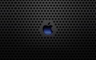 Картинка apple, синие, крутые, логотипы, дизайн, эпл