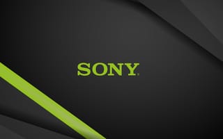 Картинка bg, sony, темные, зеленые, сони