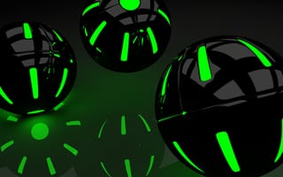 Картинка 2edition, baelle, big, gree, gruen, green balls 2edition, зеленые, шары, падение, упавший