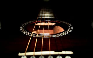 Картинка acoustic, classical, черные, гитара, классика, инструмент