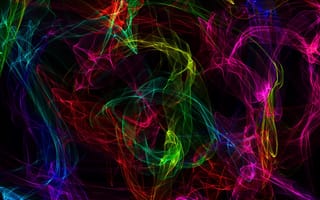 Картинка neon smoke, неоновые, дым