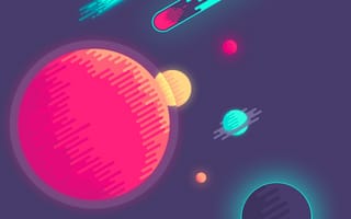 Картинка meteor, абстрактные, космос