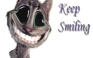 Картинка keep smiling, забавные, другие, улыбающийся